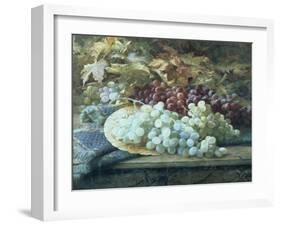 Black and White Grapes-William Jabez Muckley-Framed Giclee Print