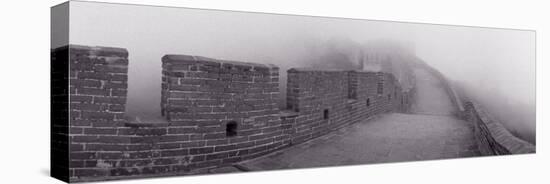 Black and White, Great Wall of China, Mutianyu, China-null-Stretched Canvas