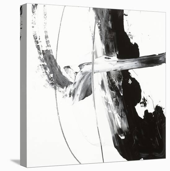 Black and White H-Franka Palek-Stretched Canvas