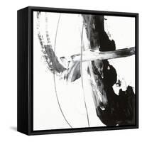 Black and White H-Franka Palek-Framed Stretched Canvas