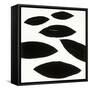 Black and White I-Franka Palek-Framed Stretched Canvas