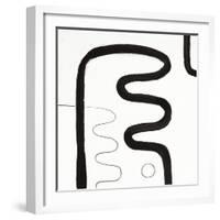 Black and White K-Franka Palek-Framed Premium Giclee Print