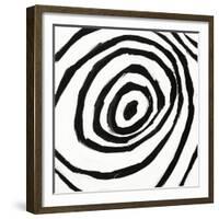 Black and White L-Franka Palek-Framed Giclee Print