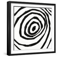 Black and White L-Franka Palek-Framed Giclee Print