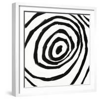 Black and White L-Franka Palek-Framed Giclee Print