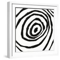 Black and White L-Franka Palek-Framed Premium Giclee Print