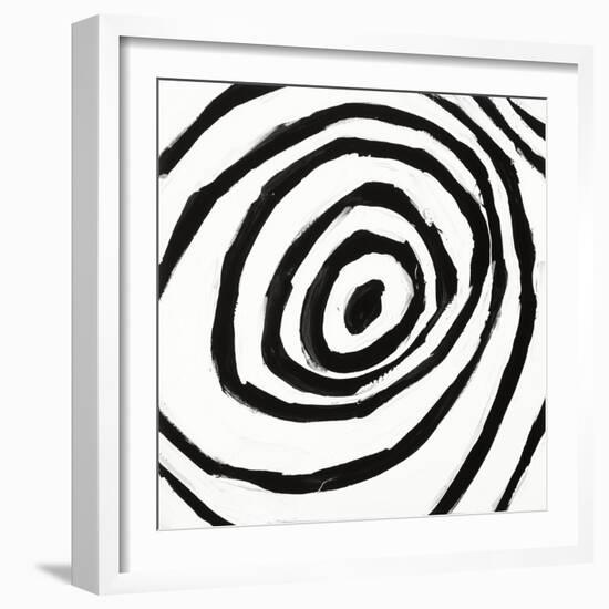 Black and White L-Franka Palek-Framed Premium Giclee Print