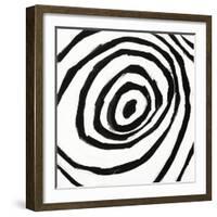 Black and White L-Franka Palek-Framed Giclee Print