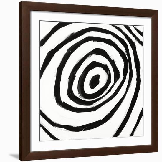 Black and White L-Franka Palek-Framed Giclee Print