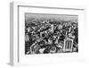 Black and White Landscape of Bangkok-Mahoks-Framed Photographic Print