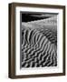 Black and white landscape with view of Mesquite Flat Dunes, Death Valley National Park, Mojave D...-Panoramic Images-Framed Photographic Print