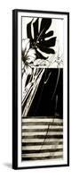 Black and White Leaves II-Patricia Pinto-Framed Art Print