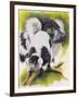 Black and White Lemur-Barbara Keith-Framed Giclee Print