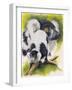 Black and White Lemur-Barbara Keith-Framed Giclee Print