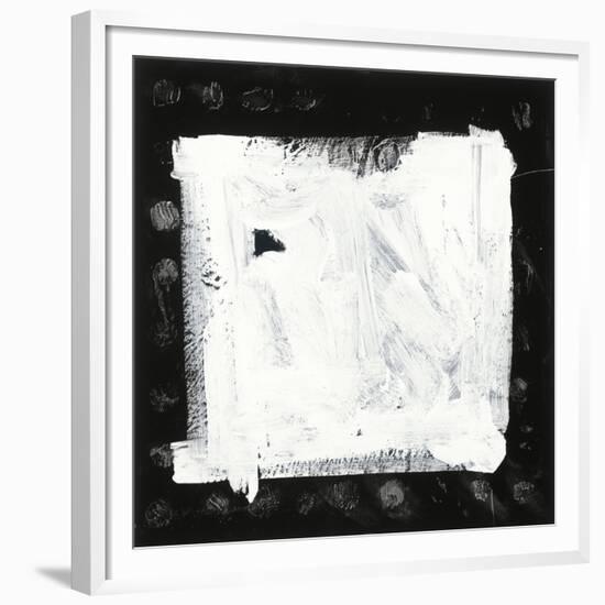 Black and White M-Franka Palek-Framed Giclee Print