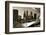 Black And White Millennium Park Bridge-Patrick Warneka-Framed Photographic Print