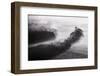 Black and White Mist Landscape-MrEco99-Framed Photographic Print