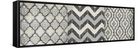 Black and White Modele Panel II-Elizabeth Medley-Framed Stretched Canvas