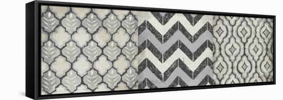 Black and White Modele Panel II-Elizabeth Medley-Framed Stretched Canvas