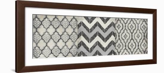 Black and White Modele Panel II-Elizabeth Medley-Framed Art Print