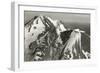 Black and White Mt. Shasta, California-null-Framed Art Print