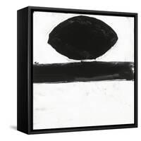 Black and White O-Franka Palek-Framed Stretched Canvas