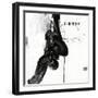 Black and White P-Franka Palek-Framed Giclee Print