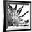 Black and White Palms I-Jason Johnson-Framed Art Print