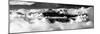 Black and White Panoramatic View from Langtang to Ganesh Himal-Daniel Prudek-Mounted Photographic Print