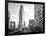 Black and White Photography Landscape of Flatiron Building and 5th Ave, Manhattan, NYC, US-Philippe Hugonnard-Framed Photographic Print