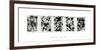 Black and White Polyptych-Jackson Pollock-Framed Serigraph