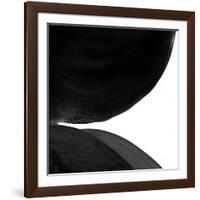 Black and White Pools II-Piper Rhue-Framed Art Print