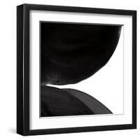 Black and White Pools II-Piper Rhue-Framed Art Print