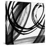 Black and White Pop I-Dan Meneely-Stretched Canvas