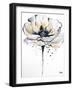 Black and White Poppies II-Patricia Pinto-Framed Art Print