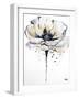 Black and White Poppies II-Patricia Pinto-Framed Art Print