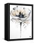 Black and White Poppies II-Patricia Pinto-Framed Stretched Canvas