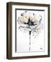 Black and White Poppies II-Patricia Pinto-Framed Art Print