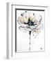 Black and White Poppies II-Patricia Pinto-Framed Art Print