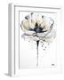 Black and White Poppies II-Patricia Pinto-Framed Art Print