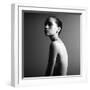 Black and White Portrait of Nude Elegant Female. Studio Photo-Mayer George-Framed Photographic Print