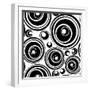 Black-And-White Retro Seamless Ornament-katritch-Framed Art Print