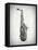 Black and White Sax-Dan Sproul-Framed Stretched Canvas