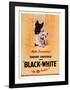 Black and White Scotch-null-Framed Art Print