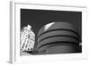 Black and White shot of the Guggenheim Museum in NYC-null-Framed Photo