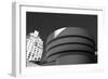 Black and White shot of the Guggenheim Museum in NYC-null-Framed Photo