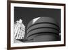 Black and White shot of the Guggenheim Museum in NYC-null-Framed Photo