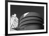 Black and White shot of the Guggenheim Museum in NYC-null-Framed Photo