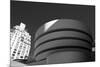 Black and White shot of the Guggenheim Museum in NYC-null-Mounted Photo