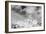 Black and White Snowy Mountains at Wind Day-BSANI-Framed Photographic Print